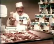 1977 Hefty Trash Bags commercial with Jonathan Winters. During the mid 70s Jonathan made several print and TV ads for Hefty bags. I personally own a full package of Hefty bags, which has Jonathan Winters photo on the front. I personally obtained his autograph on the box&#60;br/&#62;&#60;br/&#62;You might enjoy my still photo gallery, which is made up of POP CULTURE images, that I personally created. I receive a token amount of money per 5 second viewing of an individual large photo - Thank you.&#60;br/&#62;Please check it out athttps://www.clickasnap.com/profile/TVToyMemories