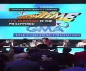 The Philippines’ leading broadcast firm GMA Network signs a deal with its former competitor, ABS-CBN Corporation, to air the Kapamilya-produced noon show, It’s Showtime, on its flagship free TV Channel 7.&#60;br/&#62;&#60;br/&#62;Full story: https://www.rappler.com/business/how-its-showtime-gma-channel-7-airing-will-impact-network-war-tv5/