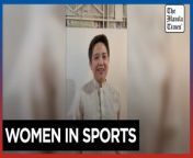 Rubilen Amit graces Women in Sports Awards&#60;br/&#62;&#60;br/&#62;Cue Artist Rubilen Amit during the 1st Women in Sports Award night at Rizal Memorial Coliseum, March 20, 2024. &#60;br/&#62;&#60;br/&#62;Video by Rio Deluvio&#60;br/&#62;&#60;br/&#62;Subscribe to The Manila Times Channel - https://tmt.ph/YTSubscribe &#60;br/&#62;Visit our website at https://www.manilatimes.net &#60;br/&#62; &#60;br/&#62;Follow us: &#60;br/&#62;Facebook - https://tmt.ph/facebook &#60;br/&#62;Instagram - https://tmt.ph/instagram &#60;br/&#62;Twitter - https://tmt.ph/twitter &#60;br/&#62;DailyMotion - https://tmt.ph/dailymotion &#60;br/&#62; &#60;br/&#62;Subscribe to our Digital Edition - https://tmt.ph/digital &#60;br/&#62; &#60;br/&#62;Check out our Podcasts: &#60;br/&#62;Spotify - https://tmt.ph/spotify &#60;br/&#62;Apple Podcasts - https://tmt.ph/applepodcasts &#60;br/&#62;Amazon Music - https://tmt.ph/amazonmusic &#60;br/&#62;Deezer: https://tmt.ph/deezer &#60;br/&#62;Tune In: https://tmt.ph/tunein&#60;br/&#62; &#60;br/&#62;#TheManilaTimes &#60;br/&#62;#tmtnews &#60;br/&#62;#sports &#60;br/&#62;#athlete &#60;br/&#62;#women