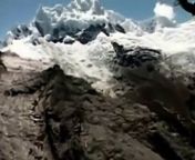 A huge glacier breaks off and plunges into a lake in Peru, triggering a giant tsunami.