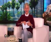 Ellen shared some exclusive, behind-the-scenes footage from the making &#92;