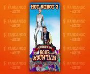 Adam Perkins (Kyle Mooney), Sarah Wilner (Felicity Jones) and Sam Stevens (Beck Bennett) discuss their new movie, Hot Robot 3: Journey to Boob Mountain.