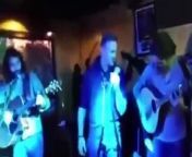 Wayne Rooney sing Johnny Cash Classic on Karaoke in New York Bar