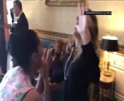 Medal of Freedom winners do the Mannequin Challenge at the White House, filmed by Diana Ross&#39; daughter, Tracee Ellis Ross.