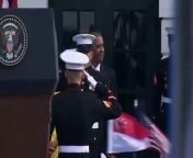 The prime minister of Singapore joined President Barack Obama at the White House Tuesday to celebrate the 50th anniversary of U.S. diplomatic relations with the Southeast Asian city state.