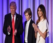 Melania Trump made sure her son Barron was raised to be 'kind, polite, empathetic and intelligent' from kinds
