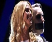 The strange boy with tape on his face uses the power of song to embarrass Nick Cannon and Heidi Klum without ever saying a word!