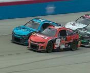 As Ross Chastain spins, a caution is thrown, ending the race and declaring Chase Elliott the race winner at Texas Motor Speedway.