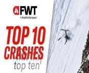 Top 10 Crashes of the 2024 Freeride World Tour from top latin angels