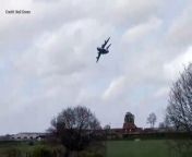 Low-flying military aircraft spotted over Kent village from village girl jungl pissiang