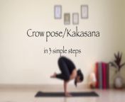 Ready to conquer Crow Pose (Kakasana)? This beginner-friendly tutorial breaks it down into 3 EASY STEPS! Learn how to engage your core, balance on your forearms, and take flight with confidence.Master this iconic arm balance pose FASTER than ever before!&#60;br/&#62;&#60;br/&#62;Learn Crow Pose in 3 Simple Steps, even if you are a Beginner&#60;br/&#62;&#60;br/&#62;Crow pose &#124; How to do Crow Pose &#124; Kakasana in 3 simple steps &#124; Yoga Arm Balance &#124; Yogbela&#60;br/&#62;&#60;br/&#62;Kakasana( also know as Crow Pose) is the Sanskrit name for a Hatha yoga pose in which the practitioner begins by squatting and placing the palms flat on the ground between the legs and directly under the shoulders, and lifts the entire body weight on palms .&#60;br/&#62;&#60;br/&#62;In this tutorial I&#39;ve shared 3 simple steps to achieve Crow Pose or Kakasana. If followed precisely, any one can achieve the pose. &#60;br/&#62;&#60;br/&#62;My advice would be .. not to rush in the pose .. take your time, be at your own pace...sooner or later you&#39;ll end up achieving the pose.&#60;br/&#62;&#60;br/&#62;The tutorials will be be designed for beginners to advanced level yoga practitioners.&#60;br/&#62;The purpose of coming online is, this way I can spread my knowledge across the globe and people around the world can be benefitted through it.&#60;br/&#62;