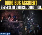 In Chhattisgarh&#39;s Durg district, a bus carrying workers plunged into a pit, killing twelve and injuring fourteen. Durg collector Richa Prakash Choudhary reported the incident, with ten injured critically. CM Vishnu Deo Sai expressed grief and PM Narendra Modi offered condolences, emphasizing the need for stringent safety measures in hazardous workplaces. &#60;br/&#62; &#60;br/&#62;#Chattisgarh #Durg #DurgBusAccident #Durgnews #Chattisgarhnews #BusAccident #PMModi #Modinews #Indianews #Oneindia #Oneindianews &#60;br/&#62;~HT.99~PR.152~ED.103~