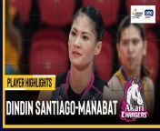 PVL Player of the Game Highlights: Dindin Santiago-Manabat scatters 25 points as Akari dims Capital1 from jahziel manabat bugil