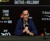 Former UFC champion Max Holloway looking to become two weight champ against Gaethje &#60;br/&#62;&#60;br/&#62;T-Mobile Arena, Las Vegas, Nevada USA