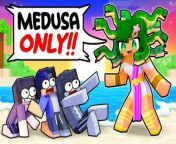 ONE MEDUSA on an ALL BOYS Island! from medusa asmr