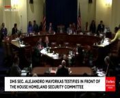 At today&#39;s House Homeland Security Committee hearing, Rep. Morgan Luttrell (R-TX) questioned DHS Sec. Alejandro Mayorkas, where he called Luttrell &#92;