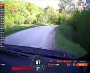 WRC Croatia 2024 SS08 Neuville vs Evans Equality Overall 1ST from with girl 1st sil to