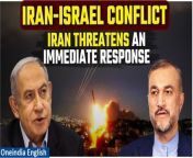 The Iranian foreign minister, Hossein Amir-abdollahian, said on Friday that Iran will respond at an immediate and “maximum level” if Israel acts against its interests. Amir-abdollahian said, speaking through an interpreter: “If Israel wants to do another adventurism and acts against the interests of Iran, our next response will be immediate and will be at the maximum level” (DISPLAY). His comments follow reports of an Israeli strike on Iran early Friday. &#60;br/&#62; &#60;br/&#62; &#60;br/&#62;#IranIsraelThreat #MaximumResponse #MilitaryBaseStrike #MiddleEastTensions #IranianResponse #InternationalConflict #RegionalSecurity #GeopoliticalTensions #IranianMilitary #IsraelIranConflict&#60;br/&#62;~HT.178~GR.125~PR.152~ED.194~