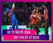 Sunrisers Hyderabad beat Delhi Capitals by 67 runs in IPL 2024. With this result, Sunrisers Hyderabad registered their fourth consecutive victory this season.