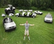 A MAN who collects DeLorean cars has transformed the classic Back To The Future vehicles into a monster truck, a limousine, a hovercraft, a convertible and a Time Machine Replica. Rich Weissensel, a software engineer, is fanatic about the two-door sports car and owns five custom creations – including a stretched DeLorean Limousine - and three stock DeLoreans. Rich has re-modeled the stainless-steel shape of the iconic cars into bizarre and brilliant automotive creations in an ongoing, 14-year series of projects. The projects started after Rich met the car&#39;s founder John DeLorean at the Cleveland DeLorean Car Show in 2000 and showed him some of his ideas and sketches. Rich from Chicago, Illinois, built a custom hovercraft using the stainless steel panels of the DeLorean and a hovercraft cushion which allows the DeLorean to float over any surface.