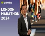 This is a Met Office UK Weather forecast looking at the weather for the London marathon 2024 18/04/2024.&#60;br/&#62;&#60;br/&#62;Will it be cool and dry for the London marathon this year? Or could we see more rain. &#60;br/&#62;&#60;br/&#62;Bringing you this forecast is Met Office meteorologist Alex Deakin.