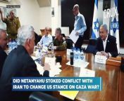 Israeli PM Netanyahu’s war strategy in Gaza has come under question after speculation that he used Iran’s attacks as leverage in the conflict. A report by The New Arab claims Netanyahu likely used Iran’s attack on Israel to change the opinion of the US and its allies in the Middle East. Analysts say “the welfare of the people of Gaza has never been a concern of the US” and Iran was just a “red herring” to distract it. Iran’s attack was likely a “lifeline” for Netanyahu, who has been accused of continuing the war in Gaza to delay elections that could oust him from power.