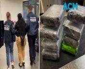 The suspected ringleader of a cocaine trafficking syndicate has been arrested in Melbourne with three alleged drug mules after smuggling illicit packages worth &#36;10 million into Australia, police said. A 55-year-old United States national was accused of planning and supervising the importation of 30 kilograms of cocaine from Los Angeles to Melbourne in April.