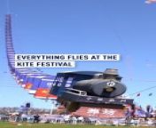 From a train to giant pandas…everything can fly in east China’s Weifang City in April, at the International Kite Festival. A total of 137 teams from 46 countries and regions are in Weifang now for the event. Check out the video. #Kite