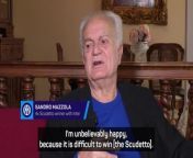Sandro Mazzola shared his joy at seeing the Nerazzurri beat rivals Milan to win the Serie A title on Monday