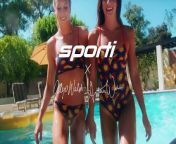 Promotional video for the Sporti x Alex + Gretchen Walsh swimsuit collection.