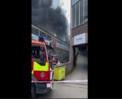 A fire broke out at a factory near Moorfield Road, Wolverhampton, on Tuesday afternoon.