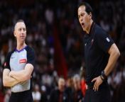 Erik Spoelstra Comments on Intense NBA Playoff Series from miami www