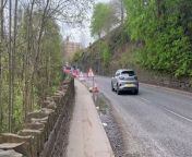 Work to repair a potential land slip along Long Wall between Elland and West Vale is set to continue until August.