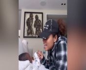 Fleur East shares sweet video with baby daughterFleur East