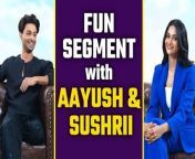 Aayush Sharma Ruslaan: Fun Segment with Aayush &amp; Sushrii Shreya Mishraa, react to film &amp; Salman. Recently, In this Interview, Aayush Sharma and Sushrii Shreya Mishraa talkedabout their film Ruslaan,Salman Khan and future projects. Watch Video to know more &#60;br/&#62; &#60;br/&#62;#AayushSharma #Ruslaan #AayushSharmaInterview&#60;br/&#62;~PR.132~PR.130~