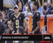 The saints will be without drew brees for sometime.