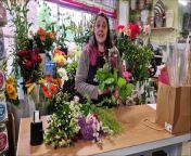 Michelle Bly owner of The Flower Shop in Littlehampton talks to reporter Elaine Hammond about her charity demonstration evening planned for June