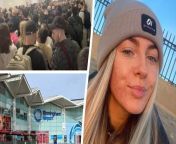 A woman has described chaotic scenes at a UK airport - which saw her waiting more than FOUR hours to get through security. &#60;br/&#62;&#60;br/&#62;Lucy Kenneally, 23, was flying back home to Newcastle, Northern Ireland, with her boyfriend Matthew, 24, after spending the weekend at Silverstone.&#60;br/&#62;&#60;br/&#62;The pair arrived at Birmingham Airport at 6.10am - two hours ahead of their 8.40am flight to Belfast International.&#60;br/&#62;&#60;br/&#62;Lucy claims the airport app said it would take &#39;0-15 minutes&#39; to get through security but when she arrived there was &#92;