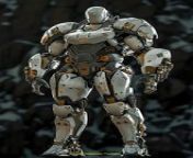Prompt Midjourney : https://s.mj.run/MuGArU5l3eA full body Studio photograph of a futuristic Military bodybuilder Mech in advanced sci-fi armor, Military camouflage Armor, full length view of the character, video game screenshot, inspired in the style of the art from movie Appleseed: Alpha and Shadowrun with Cthulhu influences, full body --chaos 10 --ar 11:16--style raw --sref https://s.mj.run/SIpvj6bZIJQ --cref https://s.mj.run/SIpvj6bZIJQ https://s.mj.run/mPUDSLZrrVc https://s.mj.run/MuGArU5l3eA --stylize 450