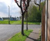 More than 25 caravans could be seen on Delves Green in Walsall on Tuesday.&#60;br/&#62;&#60;br/&#62;The owners were told by the police to leave by the evening or there would be enforcement action taken.