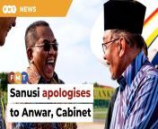 The controversial and outspoken Kedah MB and PAS election director says he hopes ‘to turn over a new leaf together’ in the spirit of Syawal.&#60;br/&#62;&#60;br/&#62;Read More: &#60;br/&#62;https://www.freemalaysiatoday.com/category/nation/2024/05/04/sanusi-apologise-to-anwar-cabinet-for-inappropriate-remarks/ &#60;br/&#62;&#60;br/&#62;Laporan Lanjut: https://www.freemalaysiatoday.com/category/bahasa/tempatan/2024/05/05/semoga-pertemuan-syawal-mula-lembaran-baharu-kata-sanusi-di-hadapan-anwar/&#60;br/&#62;&#60;br/&#62;&#60;br/&#62;Free Malaysia Today is an independent, bi-lingual news portal with a focus on Malaysian current affairs.&#60;br/&#62;&#60;br/&#62;Subscribe to our channel - http://bit.ly/2Qo08ry&#60;br/&#62;------------------------------------------------------------------------------------------------------------------------------------------------------&#60;br/&#62;Check us out at https://www.freemalaysiatoday.com&#60;br/&#62;Follow FMT on Facebook: https://bit.ly/49JJoo5&#60;br/&#62;Follow FMT on Dailymotion: https://bit.ly/2WGITHM&#60;br/&#62;Follow FMT on X: https://bit.ly/48zARSW &#60;br/&#62;Follow FMT on Instagram: https://bit.ly/48Cq76h&#60;br/&#62;Follow FMT on TikTok : https://bit.ly/3uKuQFp&#60;br/&#62;Follow FMT Berita on TikTok: https://bit.ly/48vpnQG &#60;br/&#62;Follow FMT Telegram - https://bit.ly/42VyzMX&#60;br/&#62;Follow FMT LinkedIn - https://bit.ly/42YytEb&#60;br/&#62;Follow FMT Lifestyle on Instagram: https://bit.ly/42WrsUj&#60;br/&#62;Follow FMT on WhatsApp: https://bit.ly/49GMbxW &#60;br/&#62;------------------------------------------------------------------------------------------------------------------------------------------------------&#60;br/&#62;Download FMT News App:&#60;br/&#62;Google Play – http://bit.ly/2YSuV46&#60;br/&#62;App Store – https://apple.co/2HNH7gZ&#60;br/&#62;Huawei AppGallery - https://bit.ly/2D2OpNP&#60;br/&#62;&#60;br/&#62;#FMTNews #SanusiNor #AnwarIbrahim #Apology #Kedah