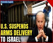 The Biden administration recently halted a shipment of U.S.-made ammunition to Israel, a move that stirred concerns within the Israeli government. This marks the first instance since the Oct. 7 attack that the U.S. has stopped a weapons shipment bound for Israel. The decision came amidst worries that Israel might launch an invasion of the southern Gaza city of Rafah.&#60;br/&#62; &#60;br/&#62;#Biden #IsraelUS #BidenNetanyahu #GazaLive #IsraelHamas #IsraelGaza #Hamas #Rafah #Middleeastnews #Worldnews #Oneindia #OneindiaNews &#60;br/&#62;~PR.320~ED.103~GR.122~
