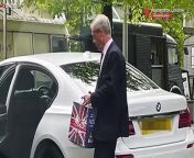 Nigel Farage parks in disabled bay to shop in M&S from britesh nuns s