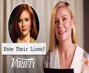 Kirsten Dunst tries to guess lines from her extensive film career. She discusses taking on the role of Mary Jane Watson in &#39;Spider-Man,&#39; recites a memorable cheer from &#39;Bring it On&#39; and reveals the challenges of being a child actor in movies such as &#39;Jumanji&#39; and &#39;Interview With the Vampire.&#39;