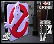 Just Geek Official Ghostbusters 3D Desk Lamp / Wall Light