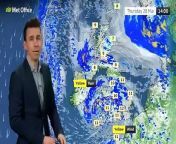 Aidan McGivern presents the next 10 days weather - Met Office from halia hill cumshot