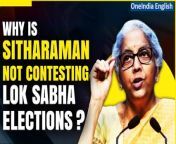 Discover why Finance Minister Nirmala Sitharaman has opted out of contesting Lok Sabha elections, citing financial constraints and concerns over winnability criteria. Get the full story behind her decision and its implications. &#60;br/&#62; &#60;br/&#62;#NirmalaSitharaman #LokSabhaElections #LokSabhaElections2024 #LSElections24 #Sitharaman #FinanceMinister #LokSabhaCandidacy #Oneindia&#60;br/&#62;~PR.274~GR.122~ED.101~
