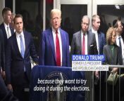 After a New York judge ordered Donald Trump&#39;s criminal trial on charges of paying pre-election hush money to a porn star to begin on April 15, the former president denounces the case as a politically motivated attack ahead of the November 5 presidential election when he will likely again face incumbent Democrat Joe Biden. Trump is accused of illegally using campaign funds to secure the silence of Stormy Daniels, whose real name is Stephanie Clifford, about an alleged sexual encounter back in 2006.
