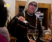 In an ancient sanctuary in northern Spain, a congregation of Catholic nuns is running a bar, pulling pints of beer to enthusiastic customers and spreading the word of God to those visiting the 11th-century Romanesque site. Thirsty for both alcohol and hope, all bar patrons seem to be walking away smiling. Yair Ben-Dor has more.