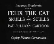 Felix the Cat-Felix in Skull And Sculls (1930) from scull